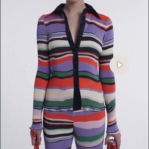 NWT Lisa Says Gah- Arthur Crimped Shirt in Circus